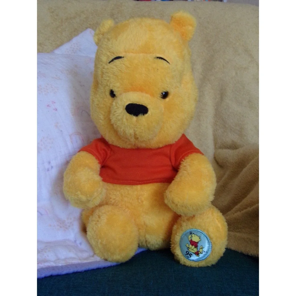 Disney Winnie the Pooh 95th Anniversary Plush Just Play 12 Inch Stuffed Animal